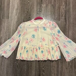 Ganni Floral Blouse